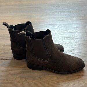 Thursday Boot Company Women's Dark Brown Suede Chelsea Boots